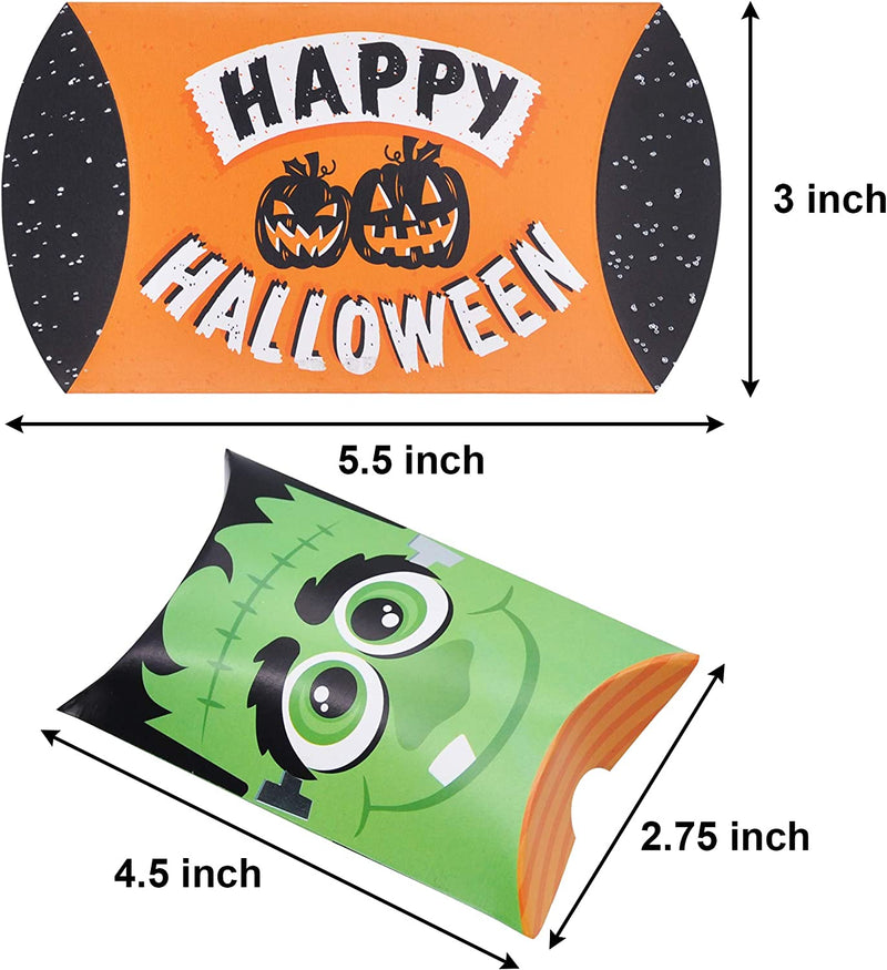 60 Foil Halloween Goody Pillow Box