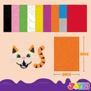 16 Foam Halloween Pumpkin Decorating Craft Kit