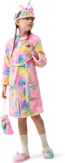 Kids Unicorn Robe and Bathroom Set