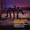 6 Pack Halloween Black Spider Set