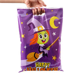 Halloween Character Themed Plastic Candy Bags, 72 Pcs