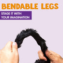 6 Pack Halloween Black Spider Set