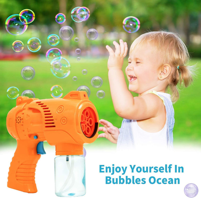 2 Bubble Guns with LED Lights and Music