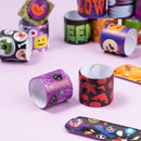 Halloween Friendship Slap Bracelet for Kids, 100 Pcs