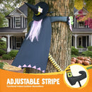 60'' Halloween Crashing Witch Decorations