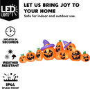 Joiedomi 12.5 Ft Inflatable Halloween Pumpkin Set with Witch Hat & LED Lights