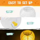 6 Pcs Halloween Decorations Hanging Ghosts Outdoor