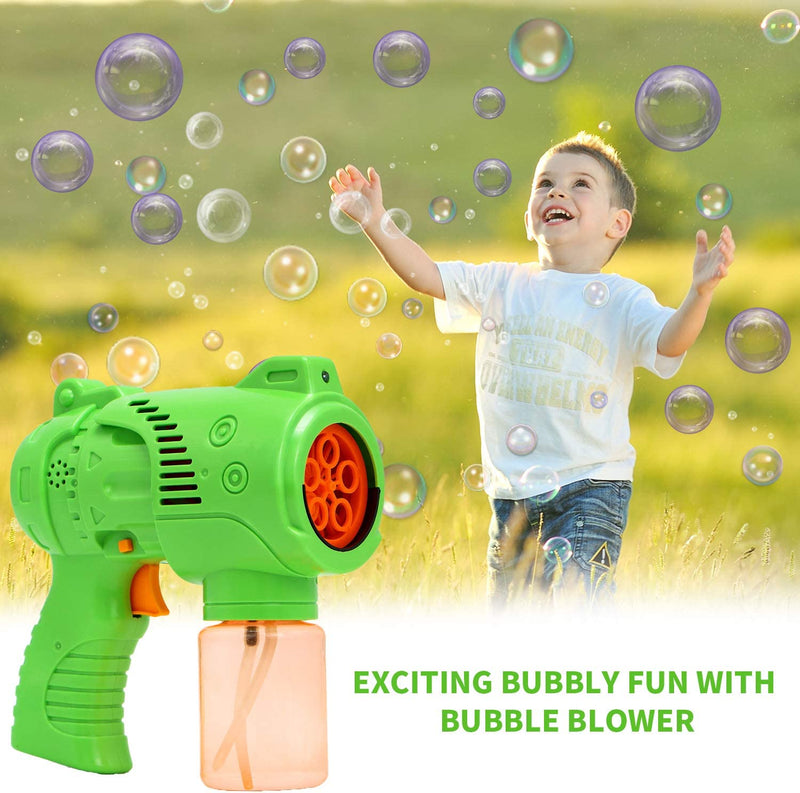 2 Bubble Guns with LED Lights and Music