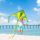 3Pcs Big Delta Kite (Green & Blue & Rainbow) with 262.5ft Kite String