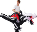 JOYIN LED Dragon Skeleton Inflatable Costume - Adult Ride-On Blow Up Suit