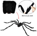 3 Pack Halloween Realistic Hairy Spiders