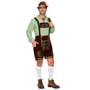 en’s German Bavarian Oktoberfest Lederhosen Costume Set for Halloween Beer Festival Party
