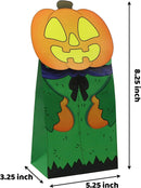 Halloween Die-Cut Flip Over Gift Bags, 24 Pcs
