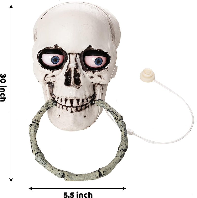 Skeleton Doorbell with Moving Eyes
