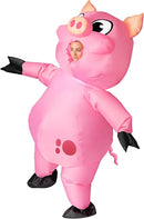 JOYIN Adult Inflatable Pig Costume - Full Body Pink Blow Up Halloween Suit