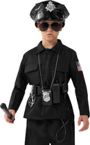 JOYIN 6 PCS Police Costume Accessories Set - Halloween Detective Dress-Up Kit
