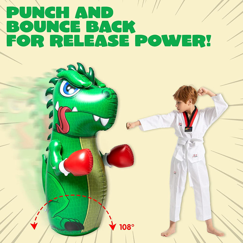 47in Inflatable T-Rex Punching Bag