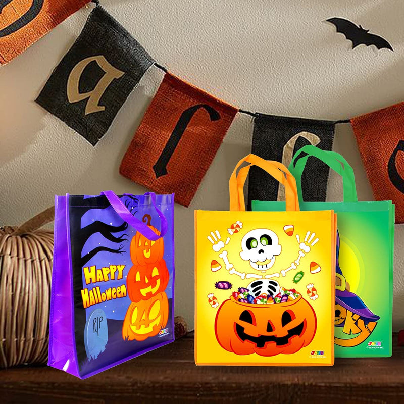 12 Halloween Large Treat Goody Tote Bags