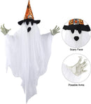 24.8in White Ghost with Colored Hats, 3 Pack