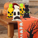 Halloween 12 Canvas Holiday Gift Drawstring Bags
