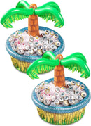 2Pcs Inflatable Palm Tree Cooler, 28in