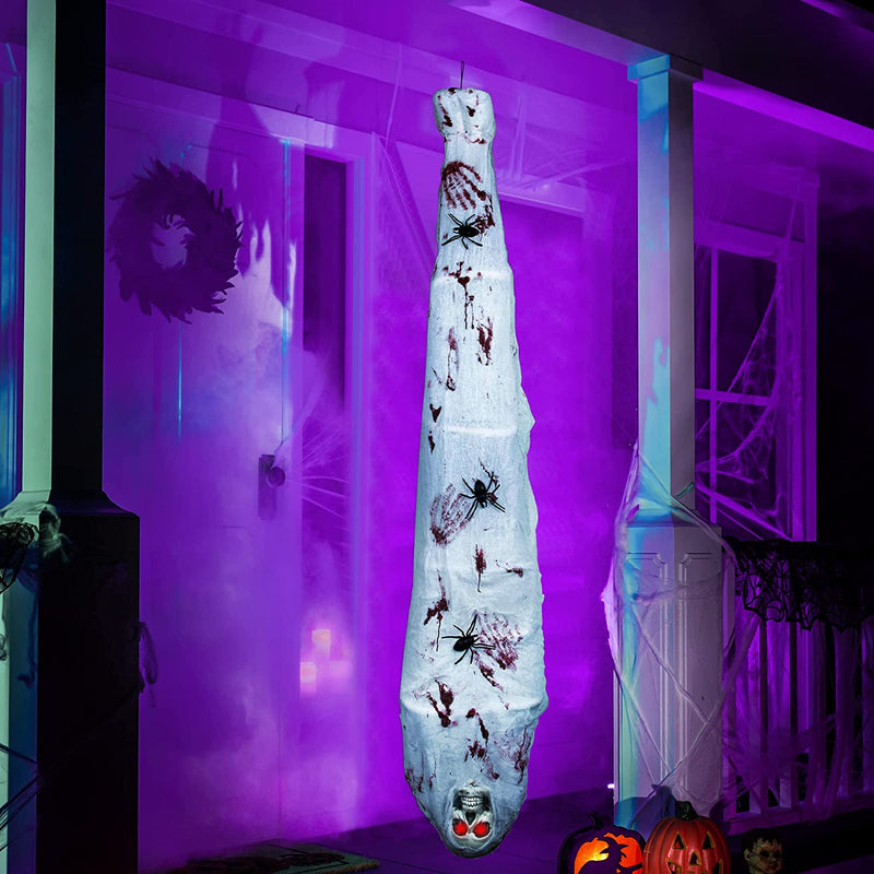 72in Halloween Light-up Cocoon Corpse