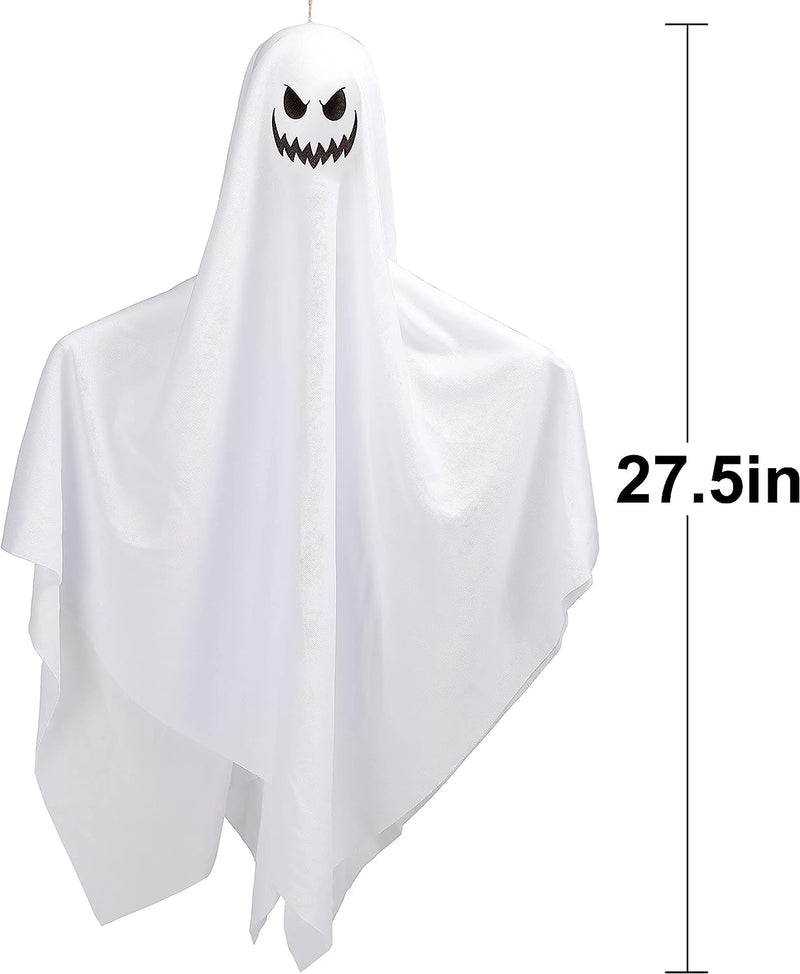 27.5in Halloween Hanging Ghosts, 4 Pack