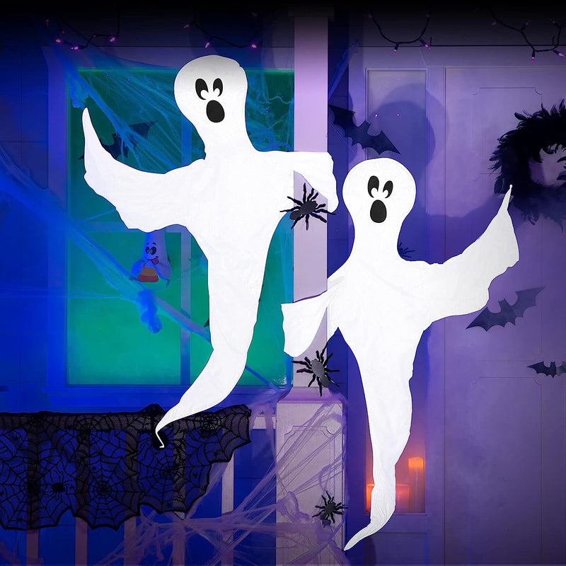 2Pcs Tree Wrap Decoration Ghost 53in