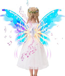 JOYIN Electric Butterfly Wings with Music & LED - Kids Halloween Costume