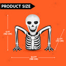 5.5FT Halloween Inflatable Skeleton Ground Breaker with LED Lights – Outdoor Yard, Lawn & Garden Decoration for Halloween