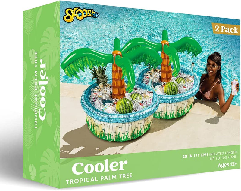 2Pcs Inflatable Palm Tree Cooler, 28in