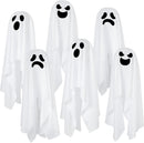6 Pcs Halloween Decorations Hanging Ghosts Outdoor
