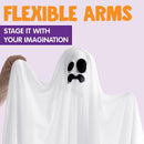 White Ghost with Spring, 6 Pcs