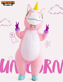 JOYIN Adult Inflatable Unicorn Costume - Full Body Halloween Blow Up Suit