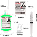 12 Pcs Blood Bag Drink Pouches