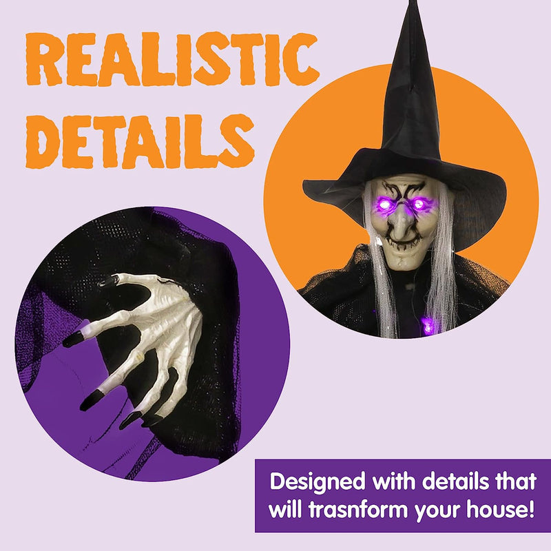 Hanging Witch Full Body Light-up