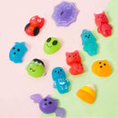 Halloween Mochi Squishy Toys with Glitter 24 Pcs