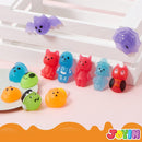 Halloween Mochi Squishy Toys with Glitter 24 Pcs
