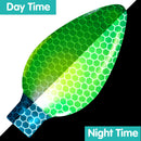 72Pcs 48 Bulb Shaped Magnets Christmas Car Refrigerator Decorations