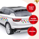 72Pcs 48 Bulb Shaped Magnets Christmas Car Refrigerator Decorations