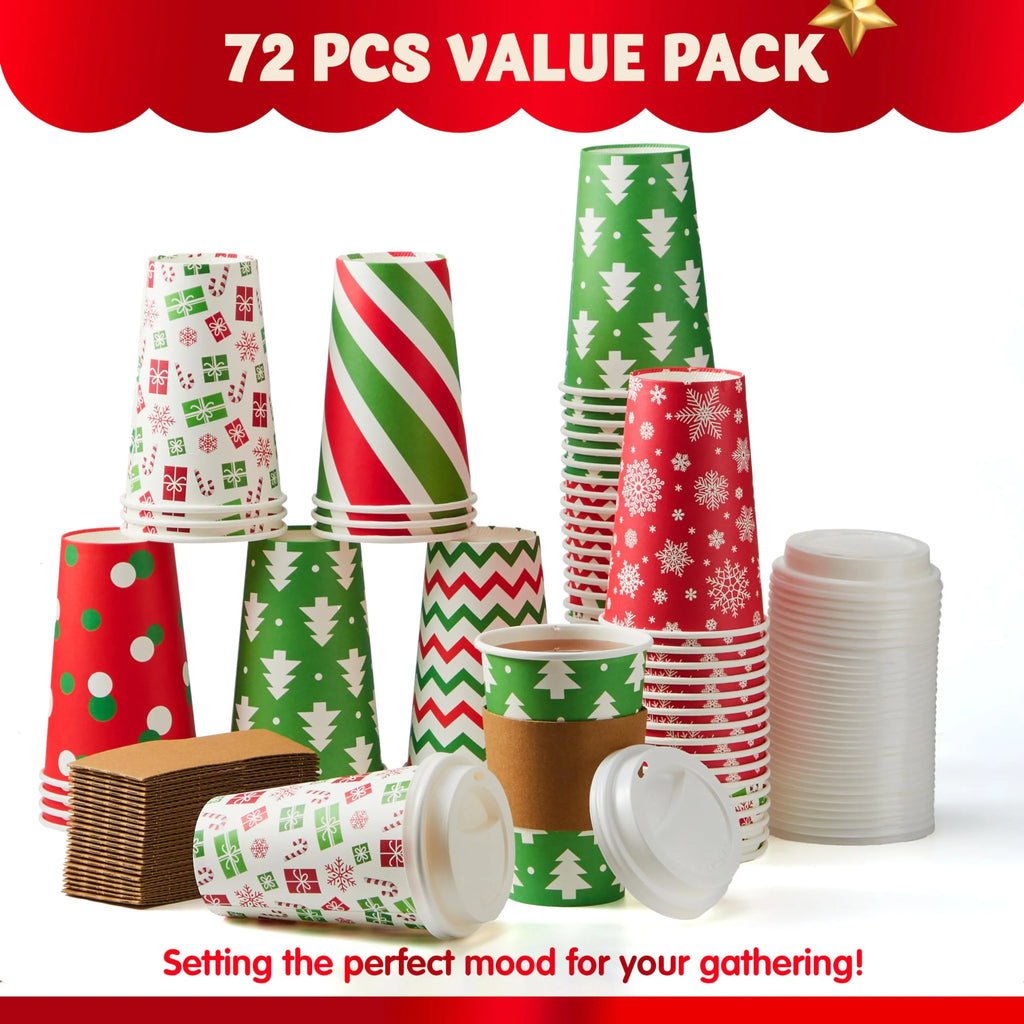 16 oz Christmas Party Cups, Disposable Christmas Cups for Kids, 4 Designs  on 1 Cup, 30 Count 16oz Cl…See more 16 oz Christmas Party Cups, Disposable