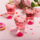 72Pcs 9 Oz Valentine’s Day Rose Gold Glitter Plastic Cups
