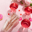 72Pcs 9 Oz Valentine’s Day Rose Gold Glitter Plastic Cups