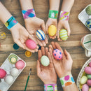 72Pcs Easter Slap Bracelet