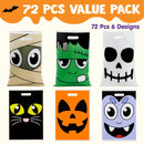 72 Pcs Halloween Goodie Bags for Trick-or-Treating