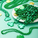 72 Pcs St. Patrick’s Day Necklaces Set, 36 + 36 Bead Necklaces with Pendant