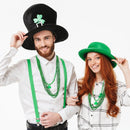 72 Pcs St. Patrick’s Day Necklaces Set, 36 + 36 Bead Necklaces with Pendant