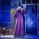 72in Animated Standing Witch Halloween Decoration