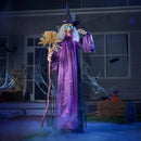 72in Animated Standing Witch Halloween Decoration