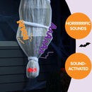 72in Halloween Hanging Animated Cocoon Corpse with Animatronic Sound and Light-up Eyes